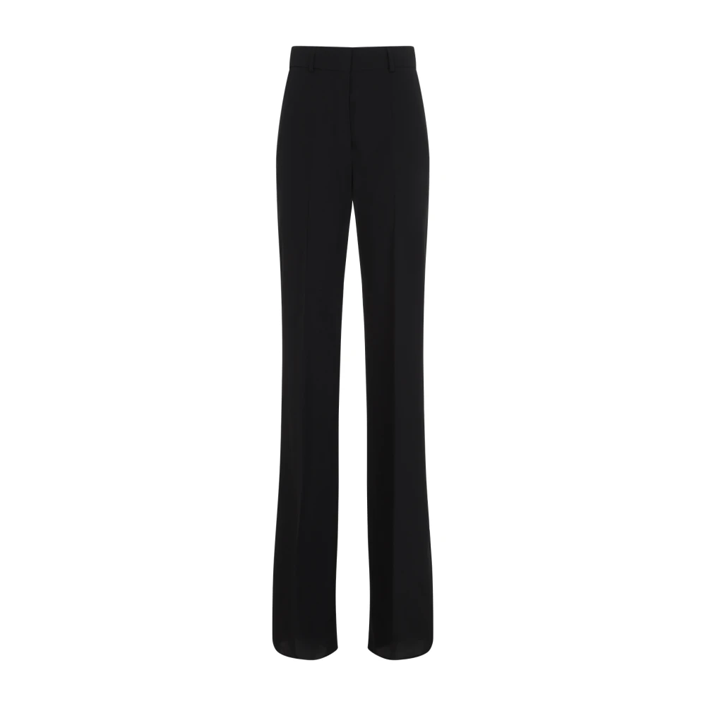 SPORTMAX Zwarte Broek voor Vrouwen Black Dames