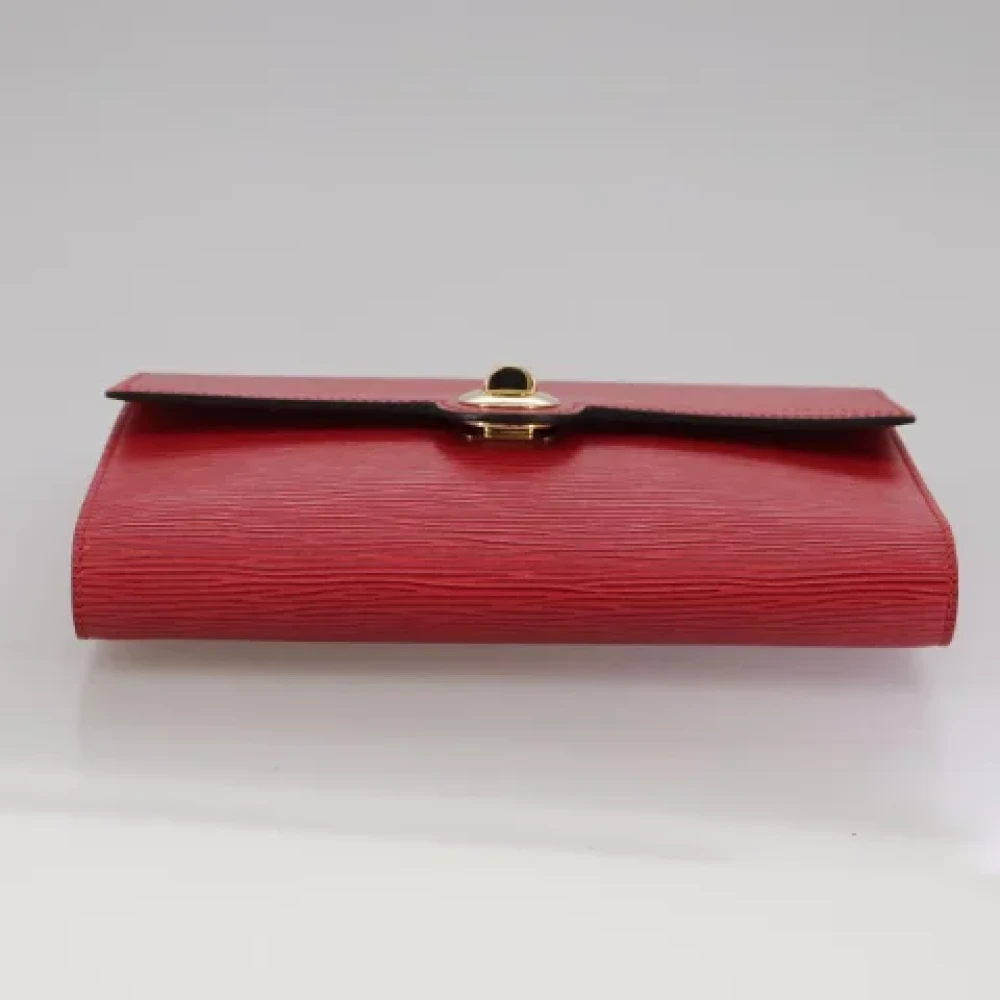 Louis Vuitton Vintage Pre-owned Leather louis-vuitton-bags Red Dames