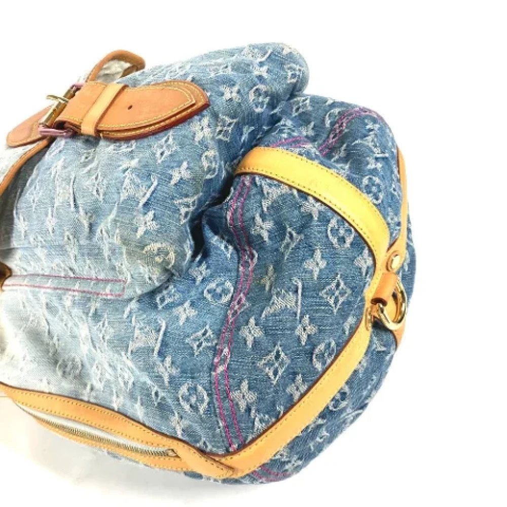 Louis Vuitton Vintage Pre-owned Denim louis-vuitton-bags Blue Dames