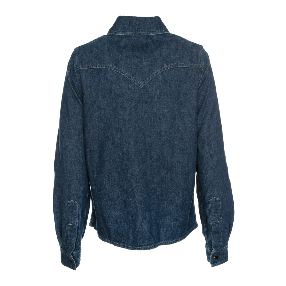 closed Western Denim Shirt Blue Dames