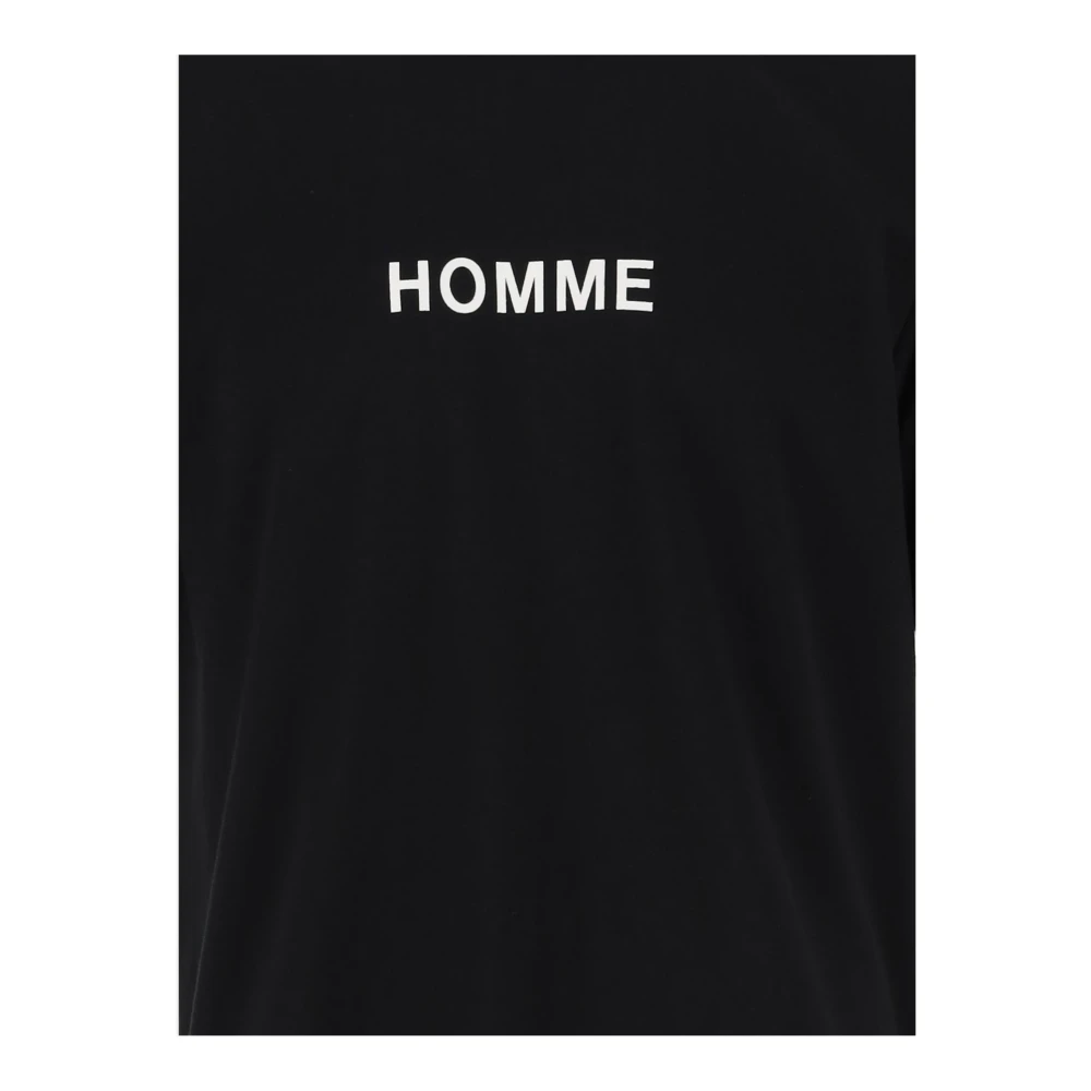 Comme des Garçons Zwarte T-shirts en Polos Black Heren