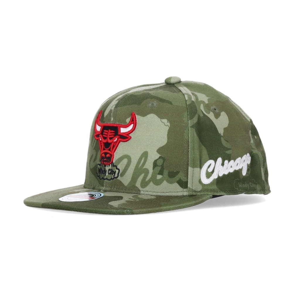 NBA Tonal Camo Stretch Fitted Cap