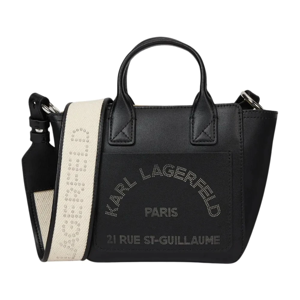 Karl Lagerfeld Black Mini Cabas K/Daily - Female - Cross Body Bags - One Size - Bags