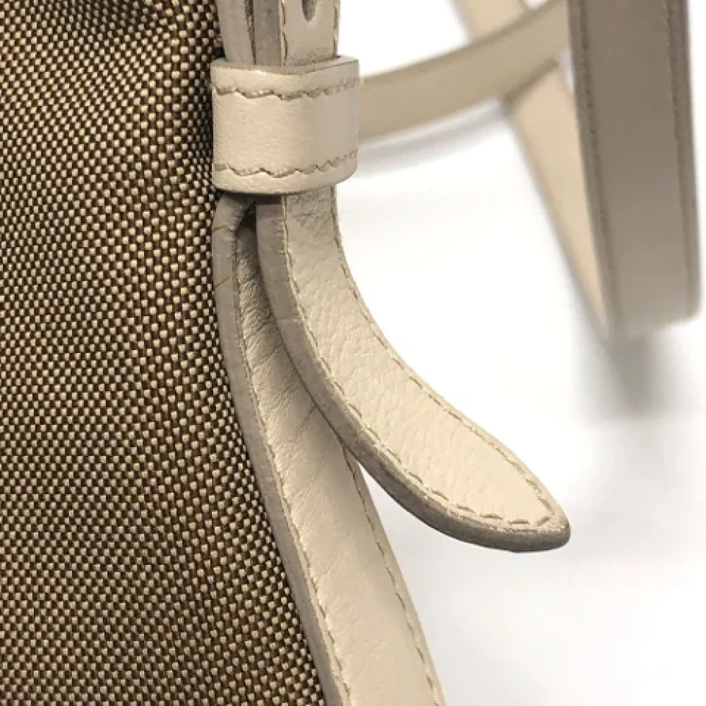 Prada Vintage Pre-owned Fabric prada-bags Beige Dames