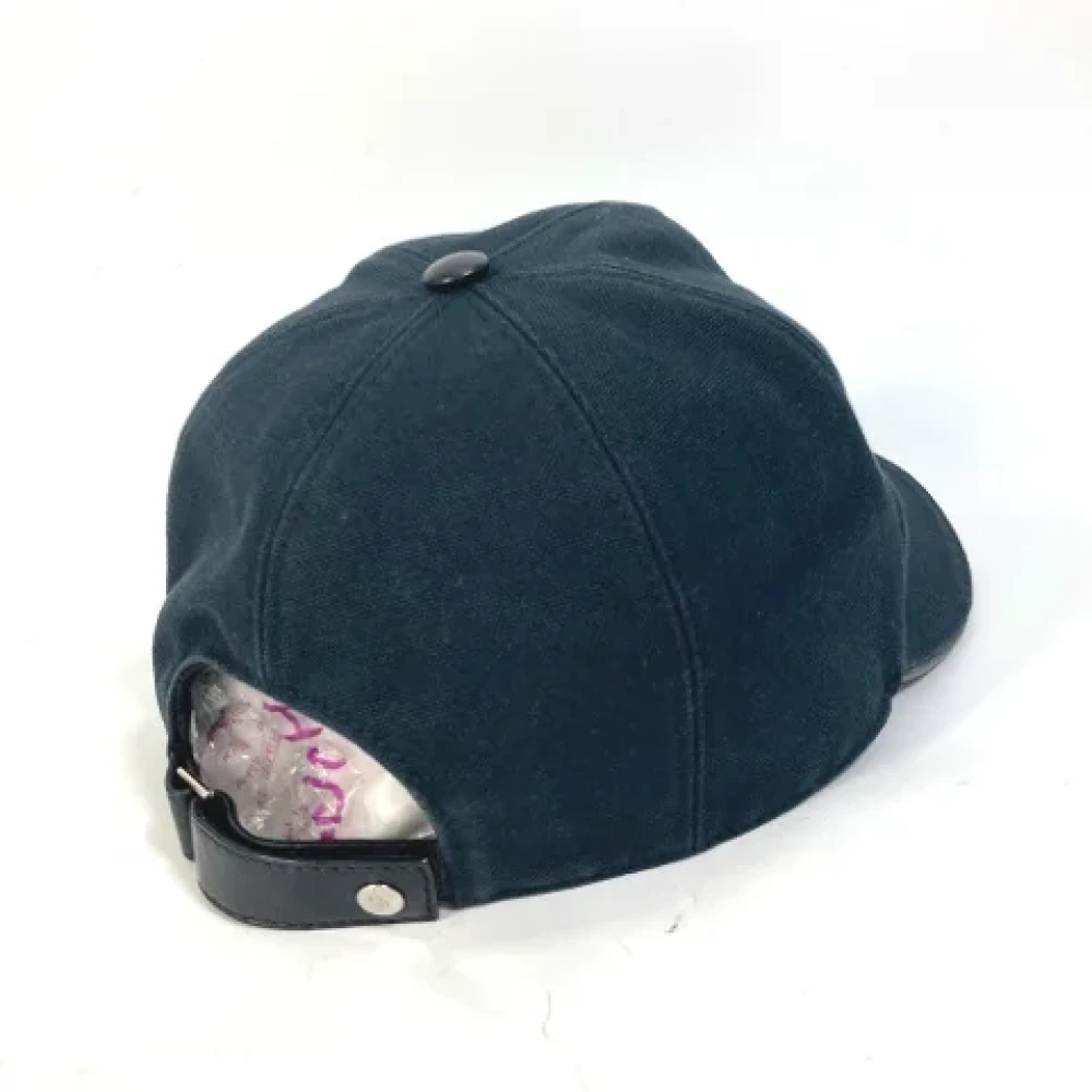 Dior Vintage Pre-owned Cotton hats Black Dames