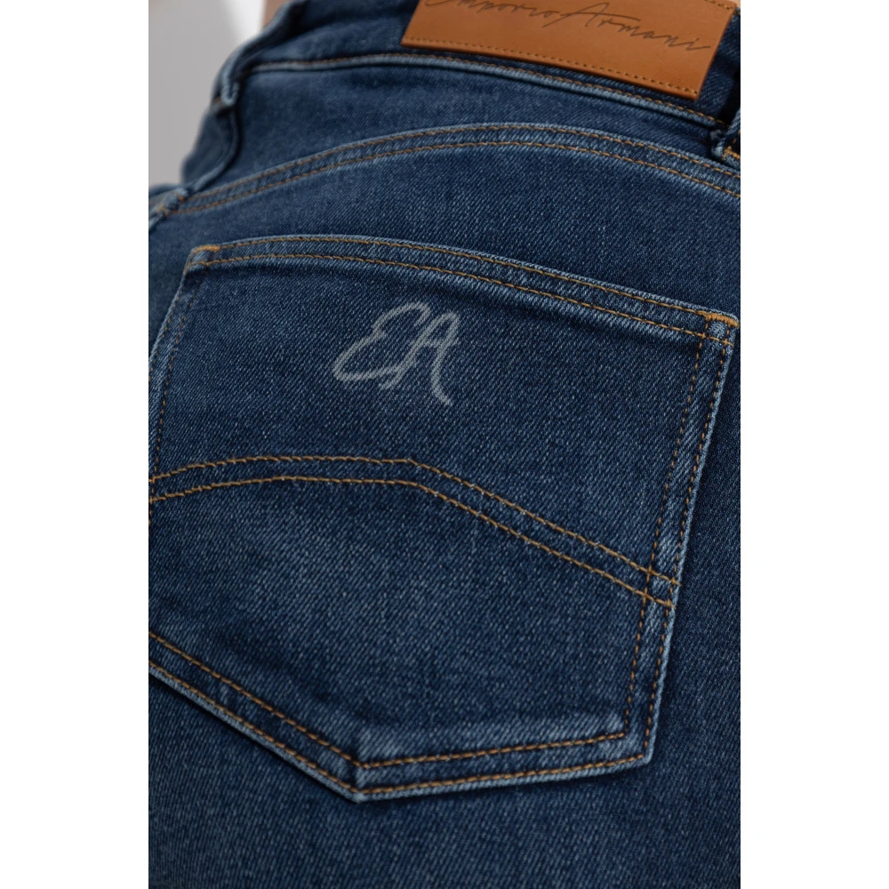 Emporio Armani Jeans Regular Fit Blue Dames