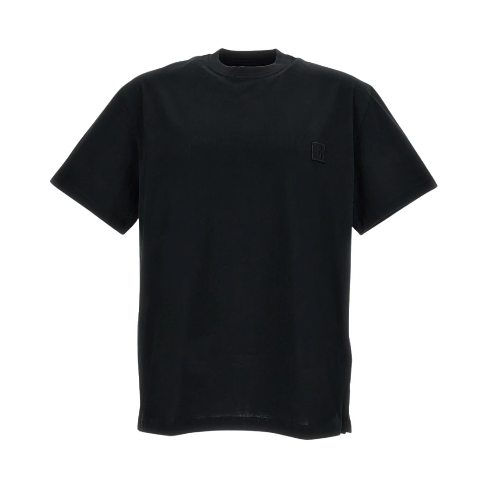 Wooyoungmi Men's Black T-Shirts, S, Logo T-Shirt