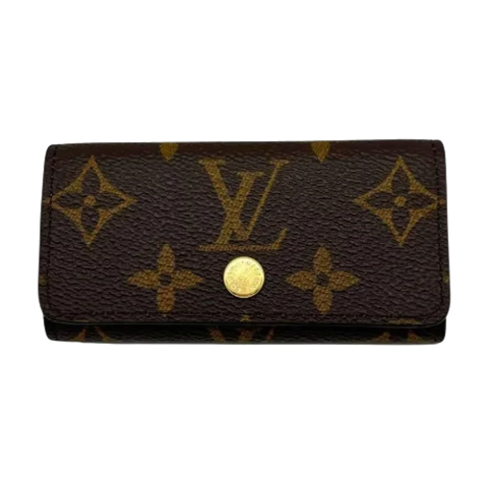 Louis Vuitton Vintage Pre-owned Fabric key-holders Brown Dames