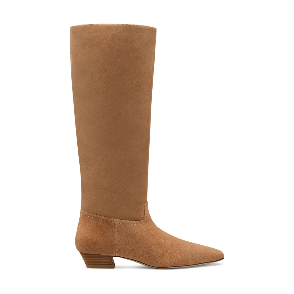 Stuart Weitzman Kvinno Brun Skor Dam, 40 1/2 Eu, Stassi Boot