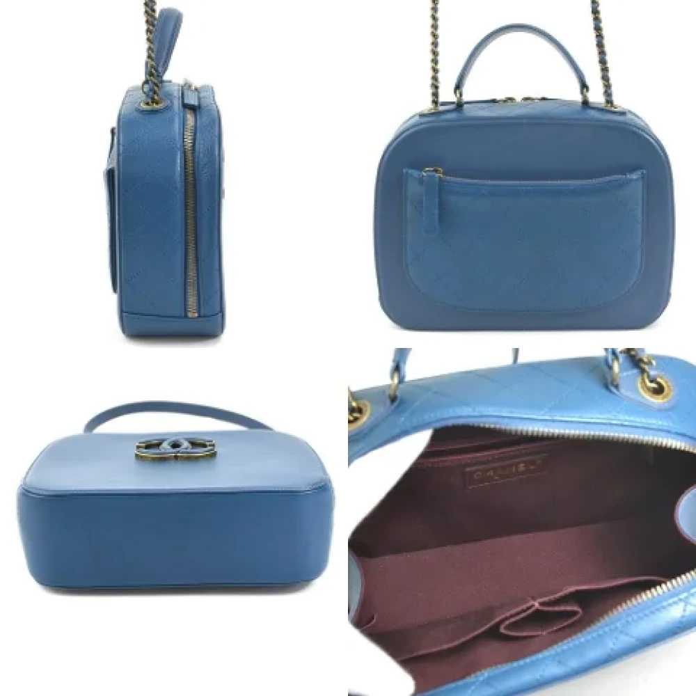 Chanel Vintage Pre-owned Fabric chanel-bags Blue Dames