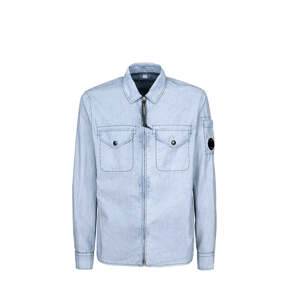 C.P. Company Stijlvolle Shirt voor Mannen Blue Heren