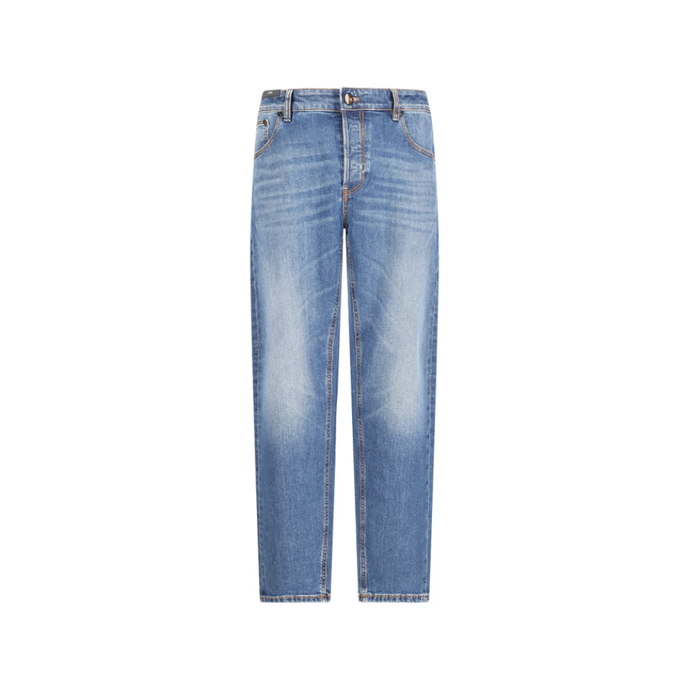 Pt Torino Men's Blue Straight Fit Jeans, W34, Reggae Style Denim Jeans