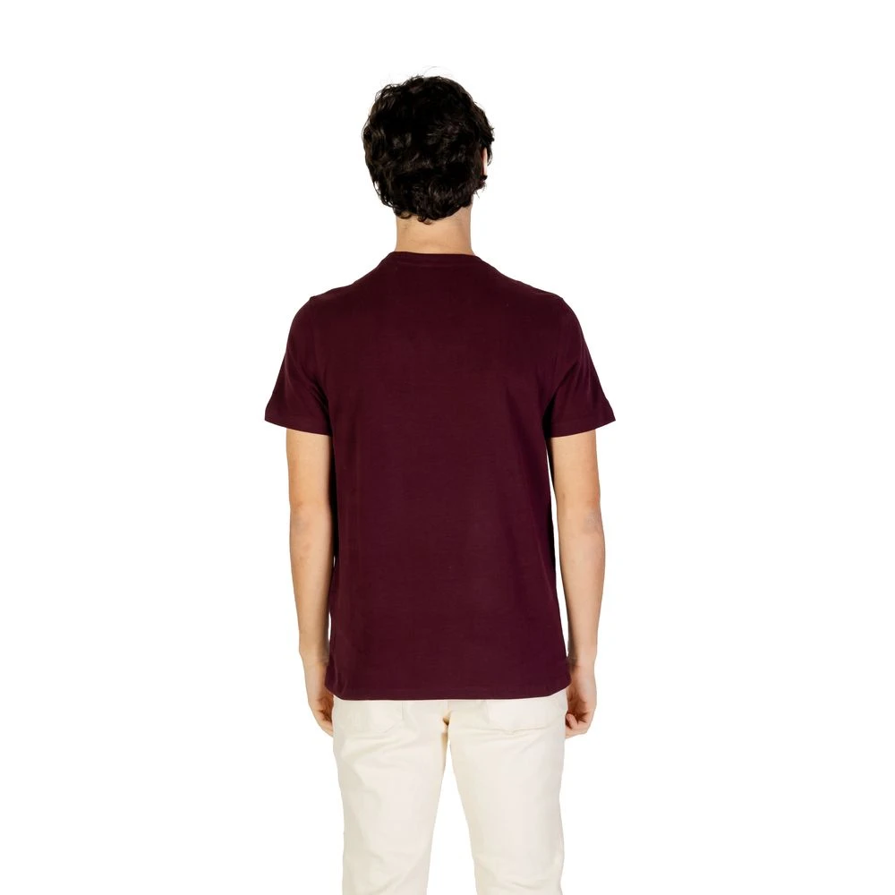 U.s. Polo Assn. Bordeaux Katoenen T-shirt Herfst Winter Collectie Purple Heren