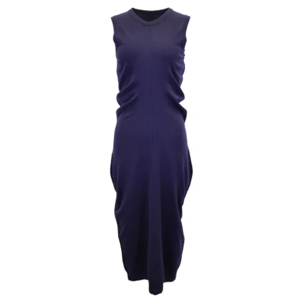 Maison Margiela Pre-owned Cashmere dresses Blue Dames