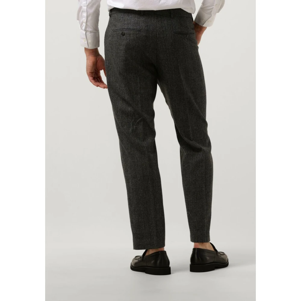 Selected Homme Grijze Pied-de-Poule Broek Gray Heren