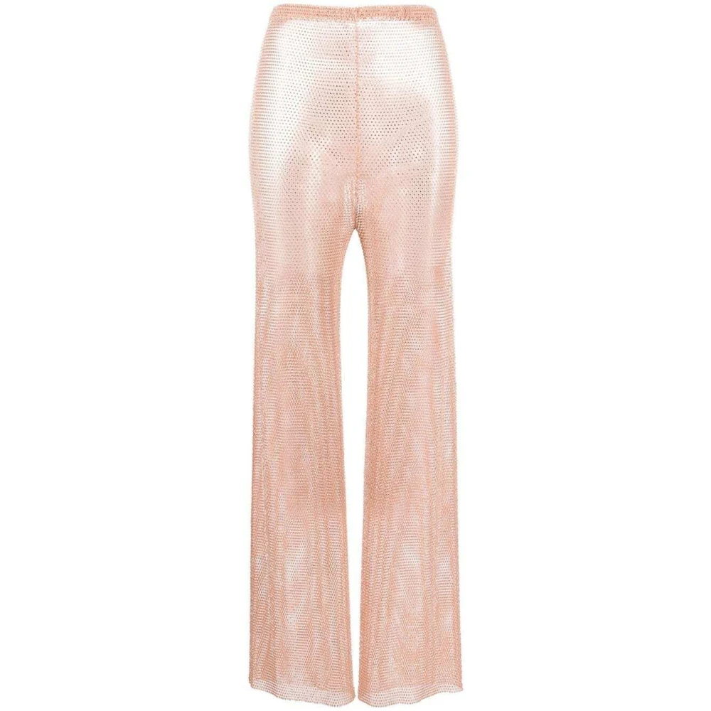 Santa Brands Wide Trousers Pink Dames