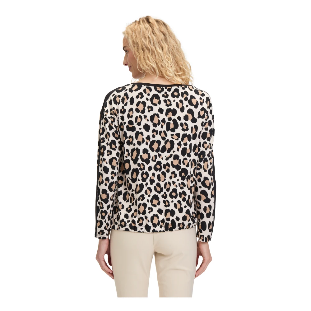 Betty Barclay Casual shirt met dierenprint en glitter Multicolor Dames