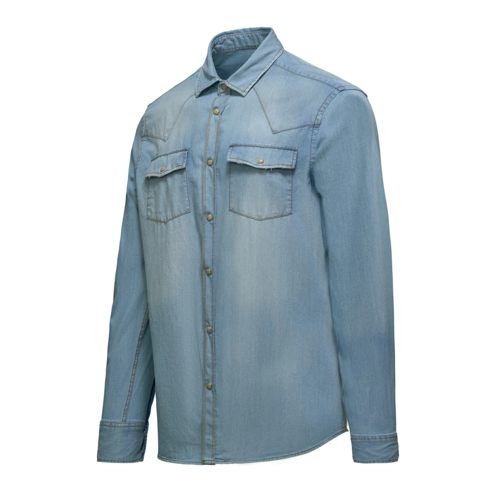 BomBoogie Casual Shirts Blue Heren