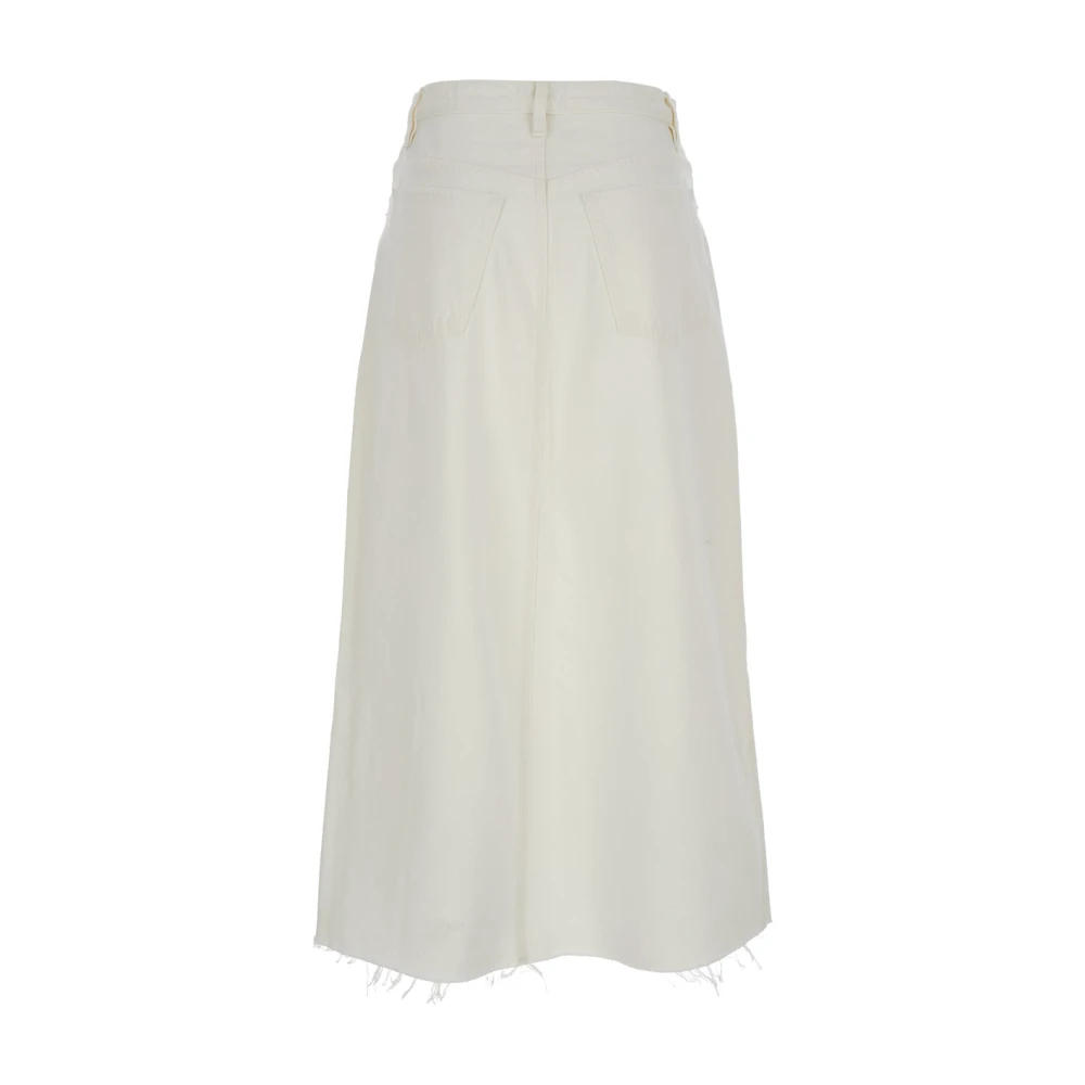 Frame Midi Skirts White Dames