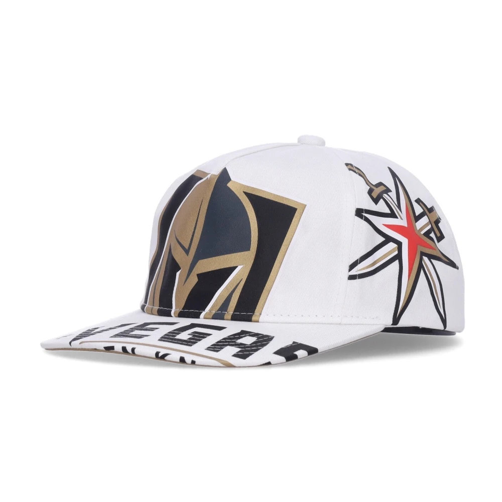Mitchell & Ness NHL Vegas Golden Knights Platte Klep Pet White Heren