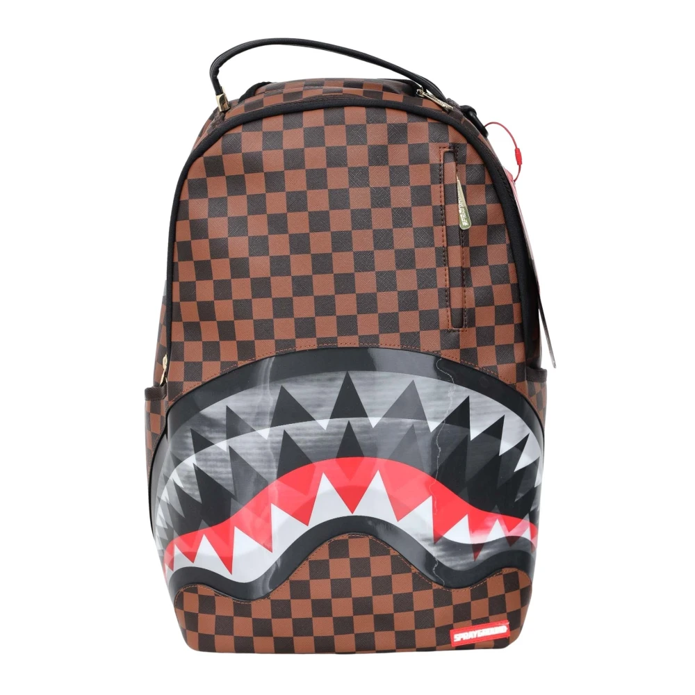 Sprayground Haaien in Parijs Rugzak Bruin Brown Unisex