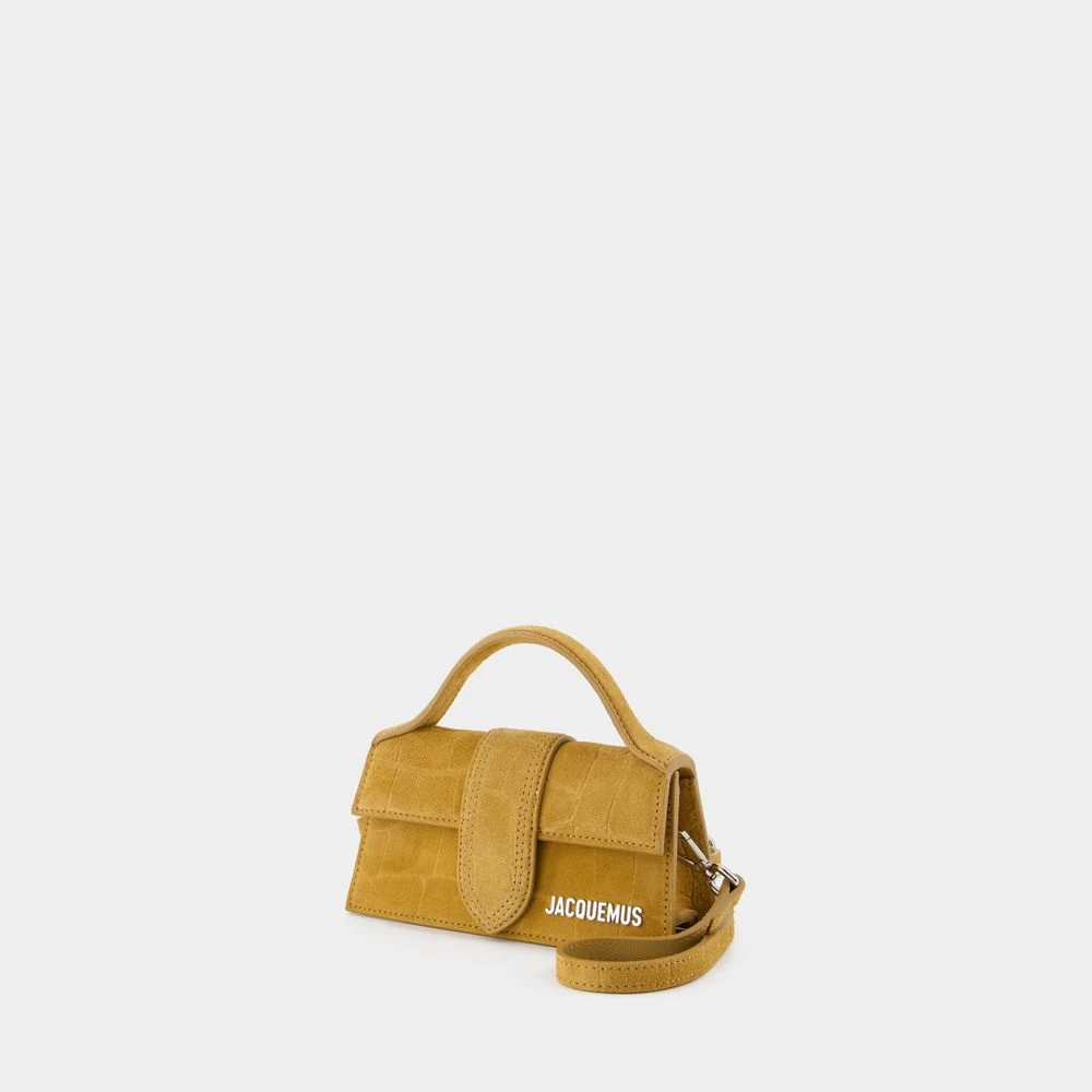 Jacquemus Kameel Leren Handtas Top Handvat Beige Dames