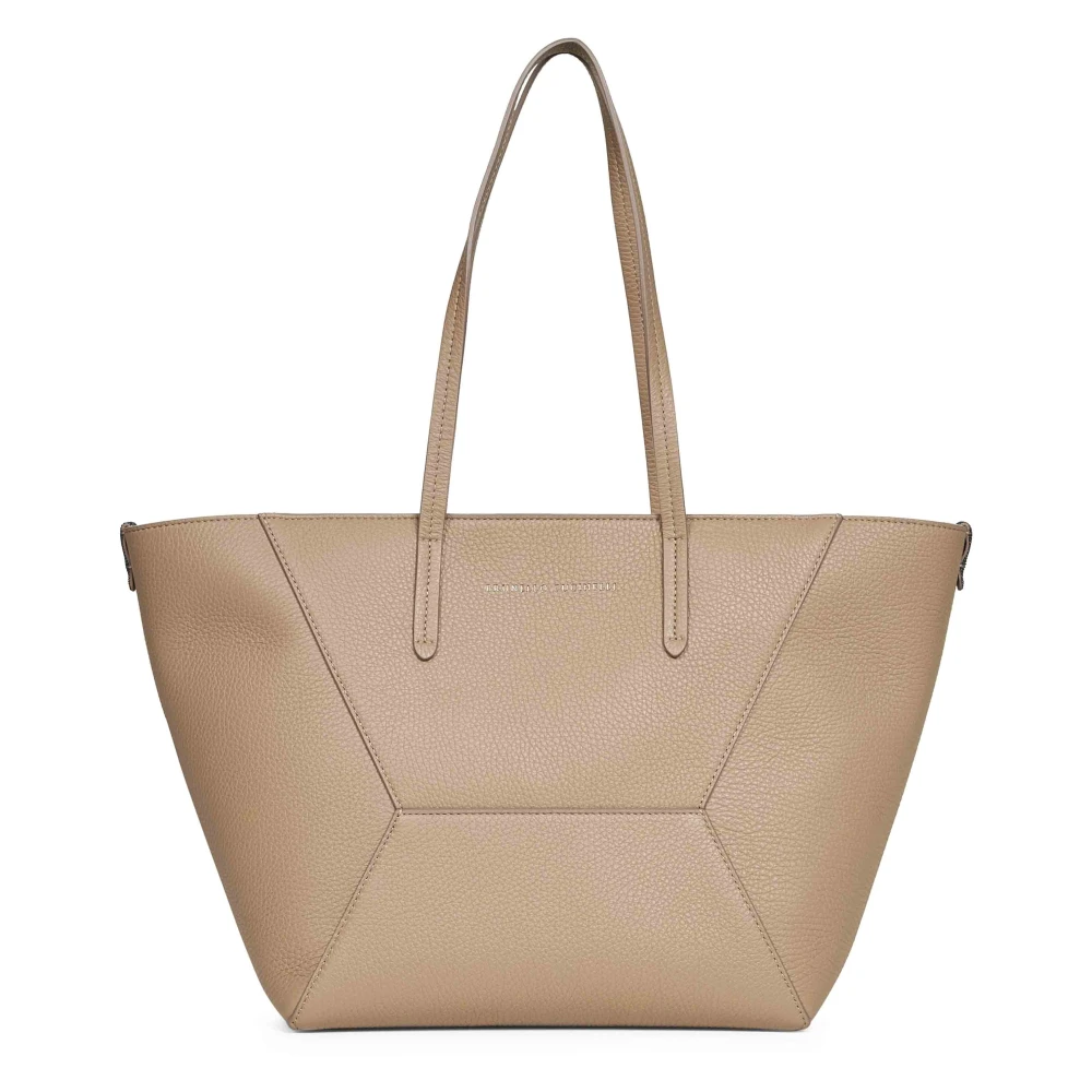 Brunello Cucinelli Women's Beige Bc Duo Small Shoulder Bag