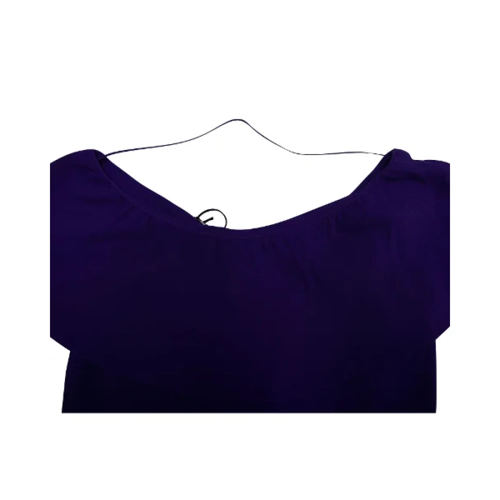 Miu Pre-owned Acetate dresses Purple Dames