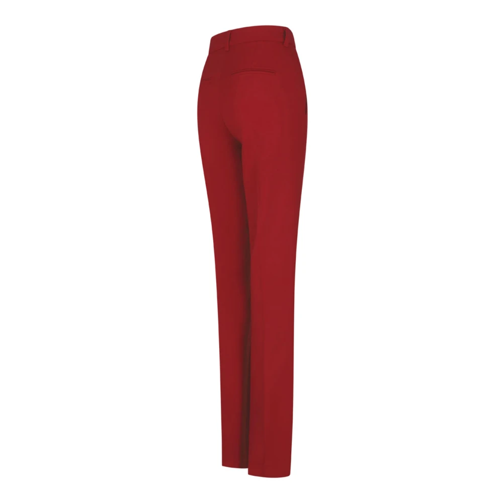 Marella Rode gestroomlijnde broek Red Dames