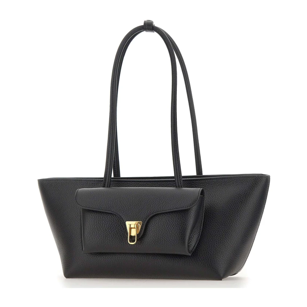 Coccinelle Women's Black Shoulder Bags, One Size, Double Beat Medium