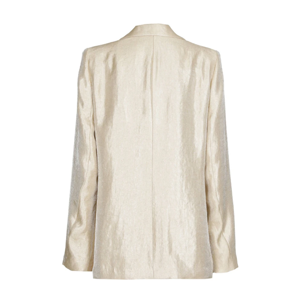 Caroline Biss Elegante Blazer voor Vrouwen Beige Dames