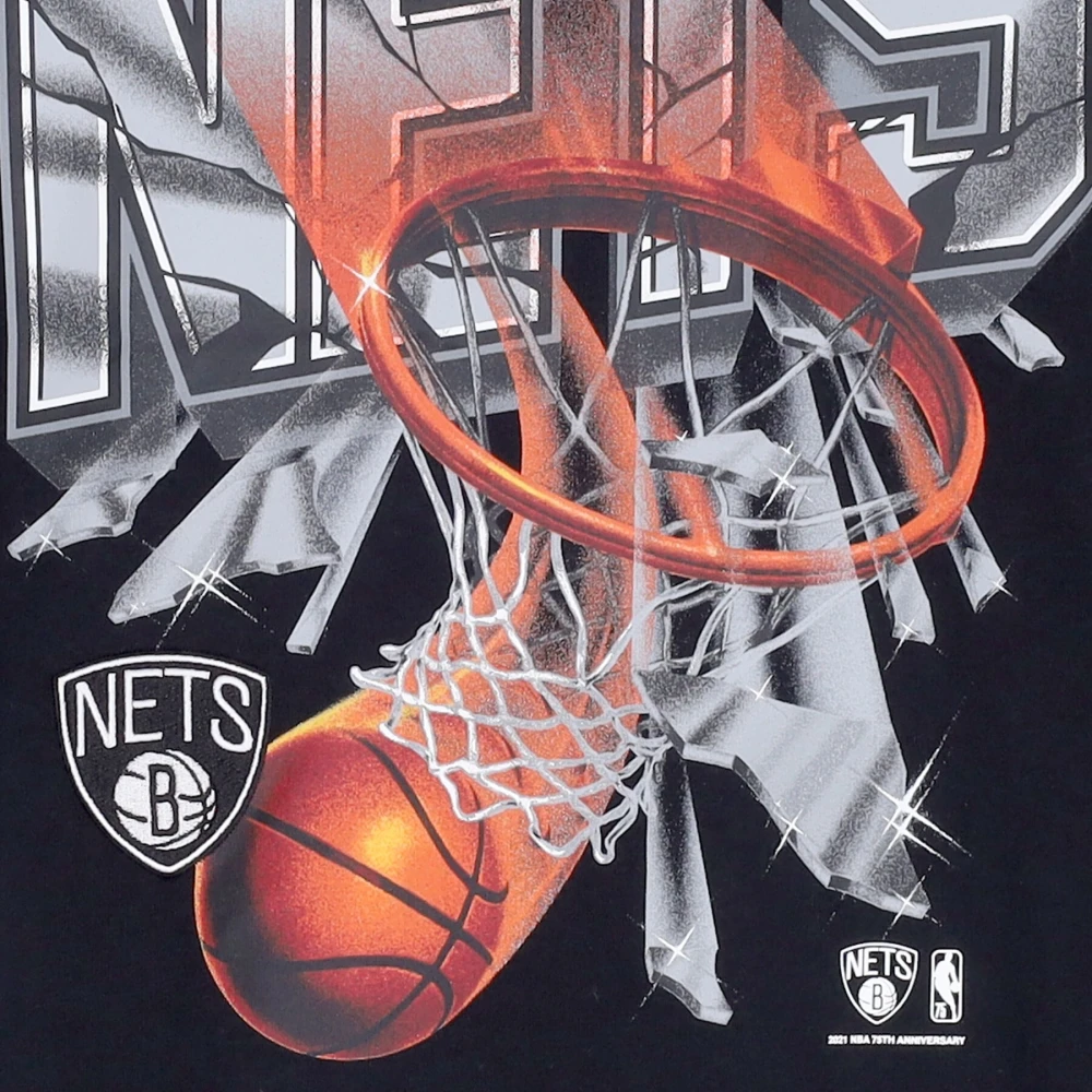 Nike NBA Courtside Shattered Tee Bronet Black Heren
