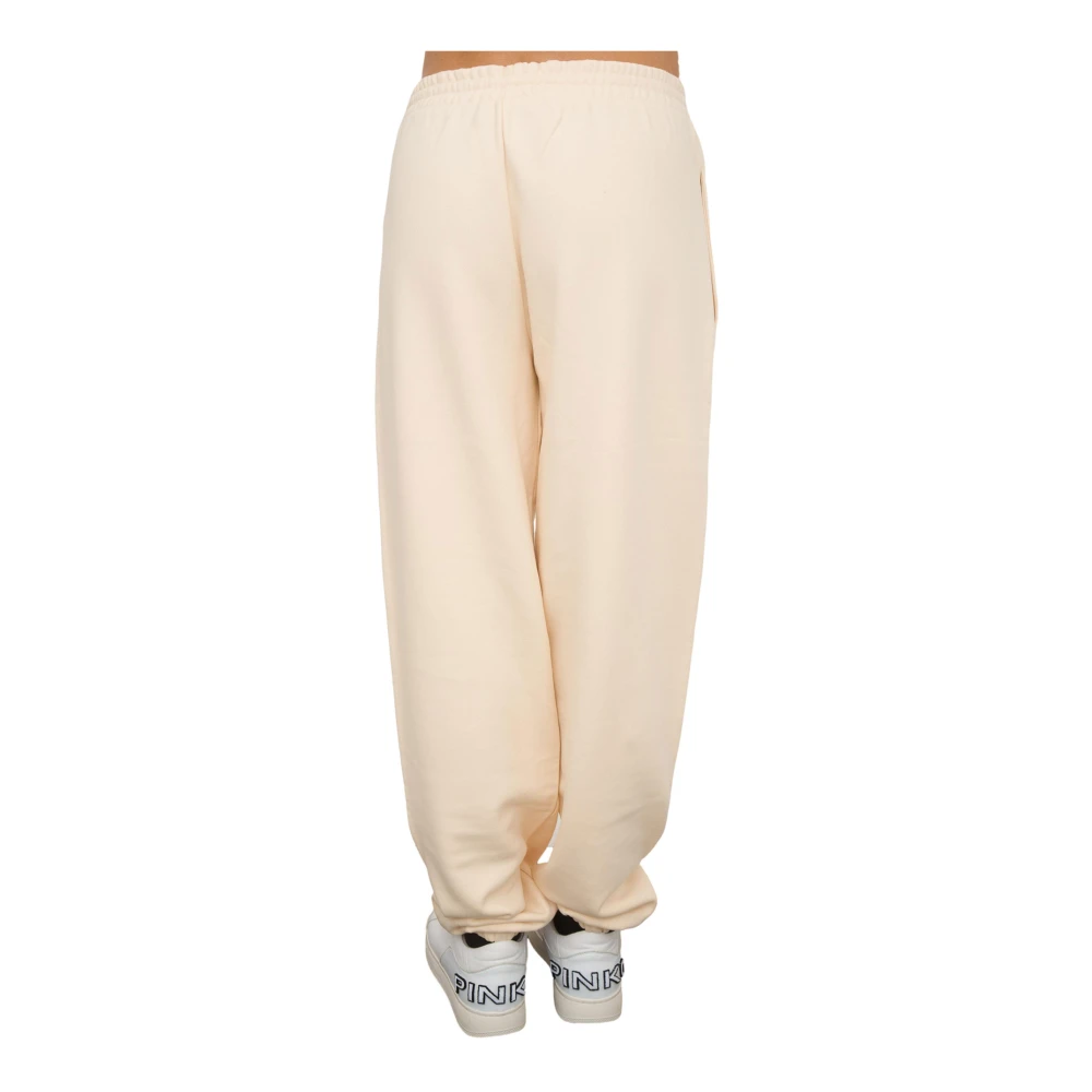 PATRIZIA PEPE Ivoor Broek Elegante Stijl Beige Dames