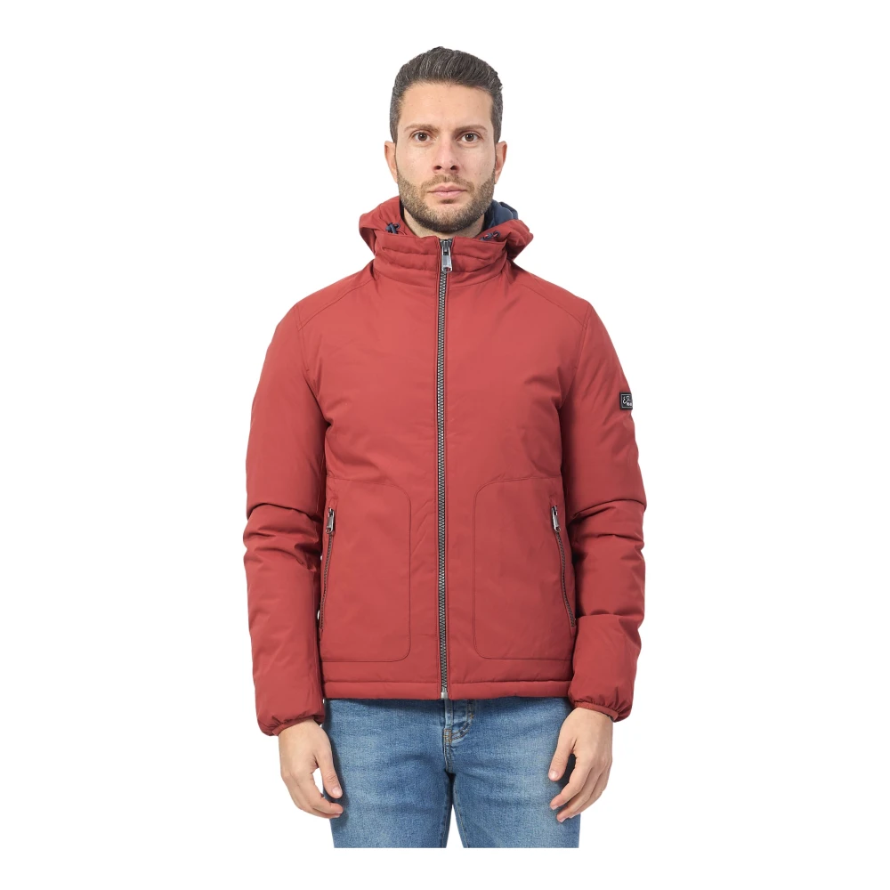 YES ZEE Rode gevoerde softshell jas Red Heren