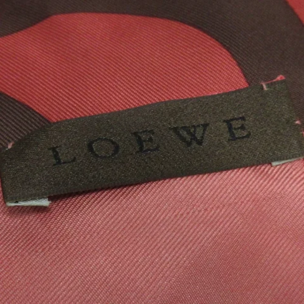 Loewe Pre-owned Silk scarves Multicolor Dames