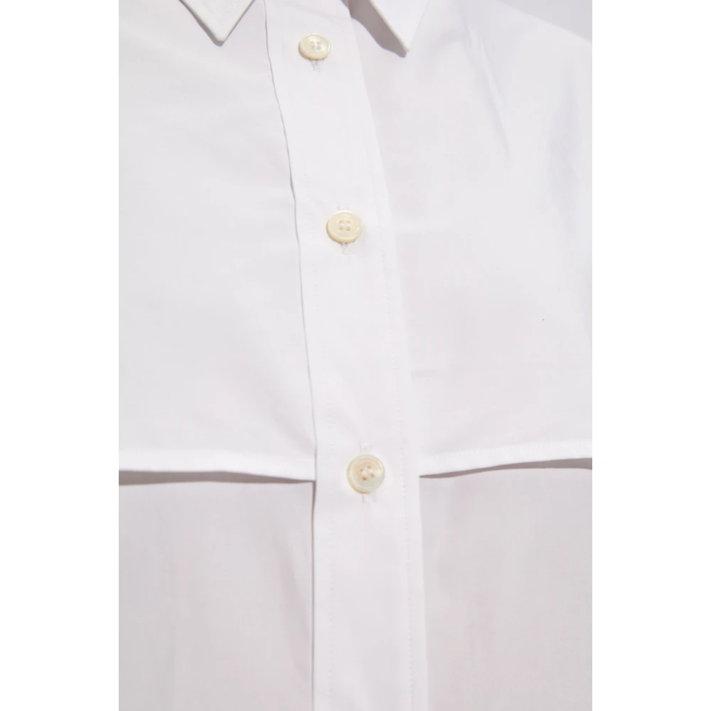 Stella Mccartney Shirt met een inzet White Dames