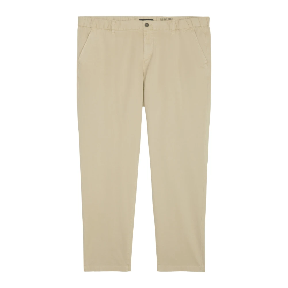 Marc O'Polo Chino model Osby jogger tapered Beige Heren