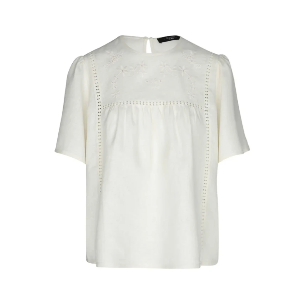 Weekend Max Mara Women's White Blouses, Xs, Shirt