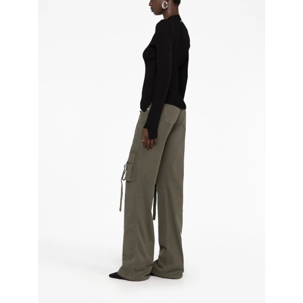 Versace Ronde hals Gebreide trui Black Dames