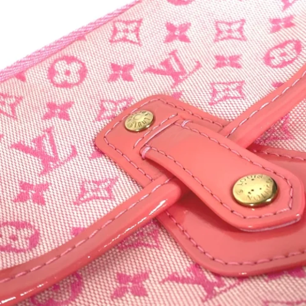 Louis Vuitton Vintage Pre-owned Canvas clutches Pink Dames