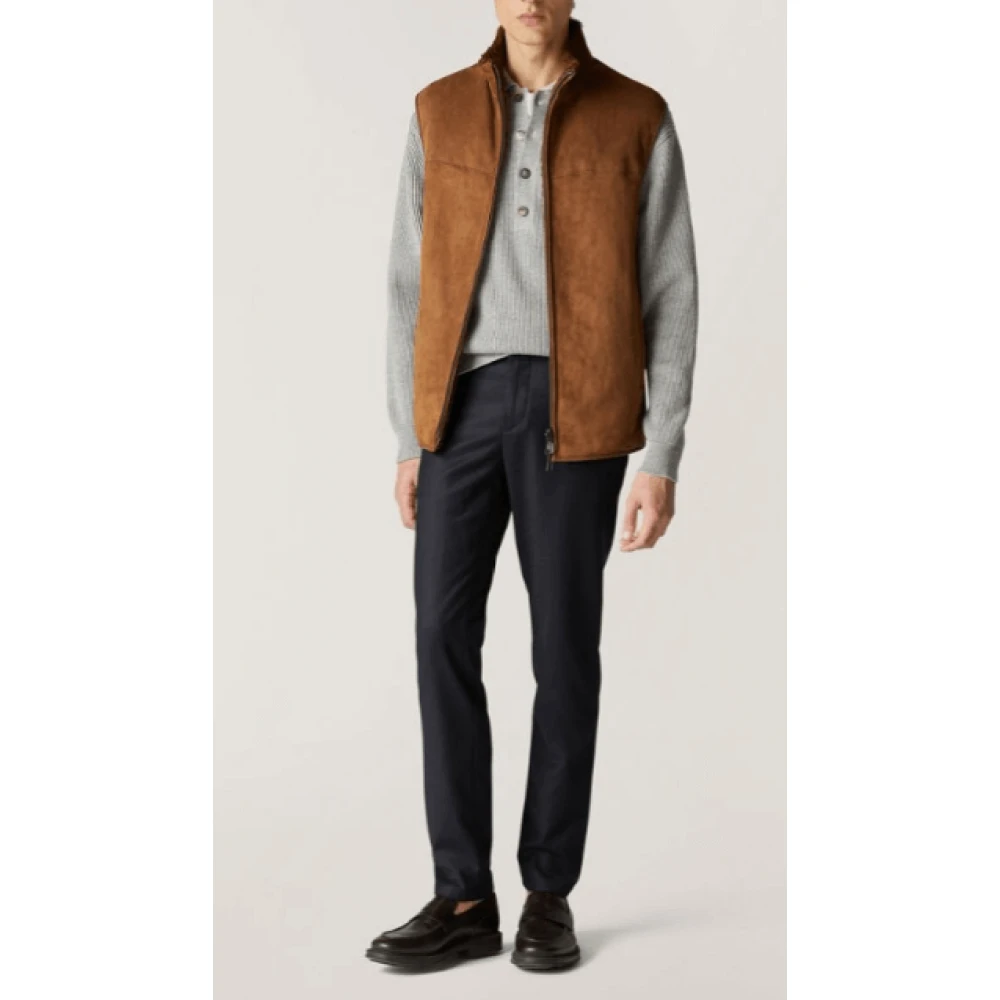 Loro Piana Broek met rechte pijpen Blue Heren