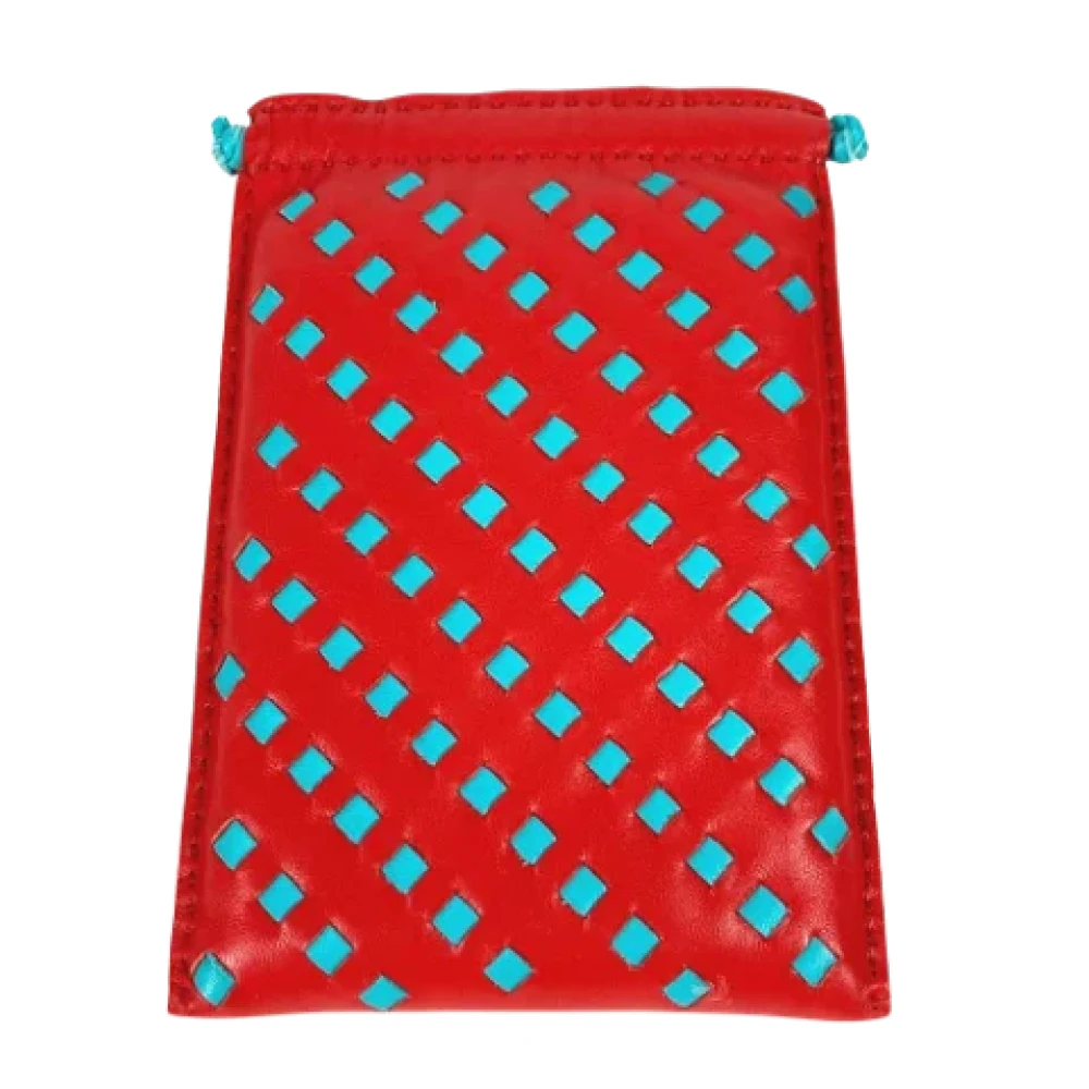 Hermès Vintage Pre-owned Leather pouches Red Dames
