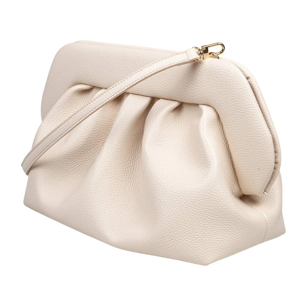 THEMOIRè Vegan Stof Clutch Schaal Kleur Beige Dames