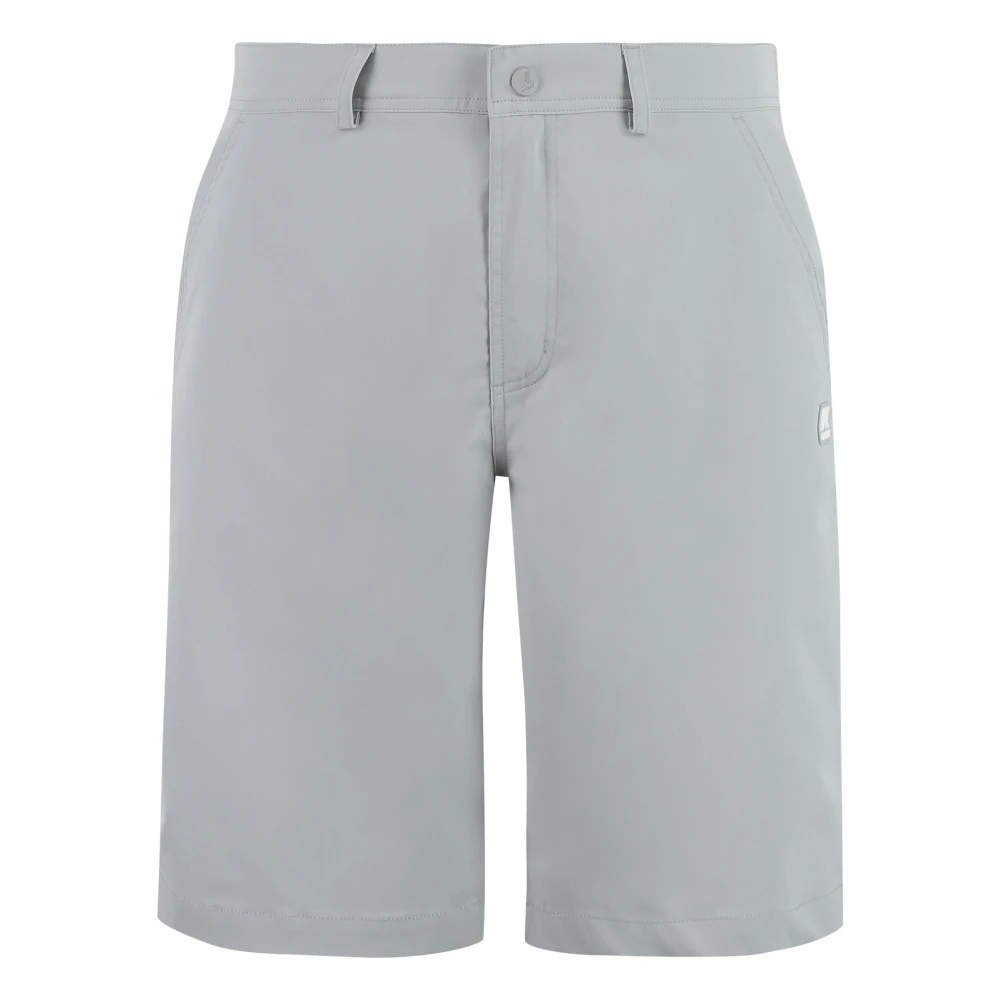 K-way Polyester shorts met logopatch Gray Heren