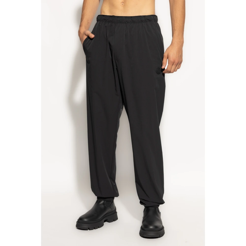 Moncler Nylon broek Black Heren