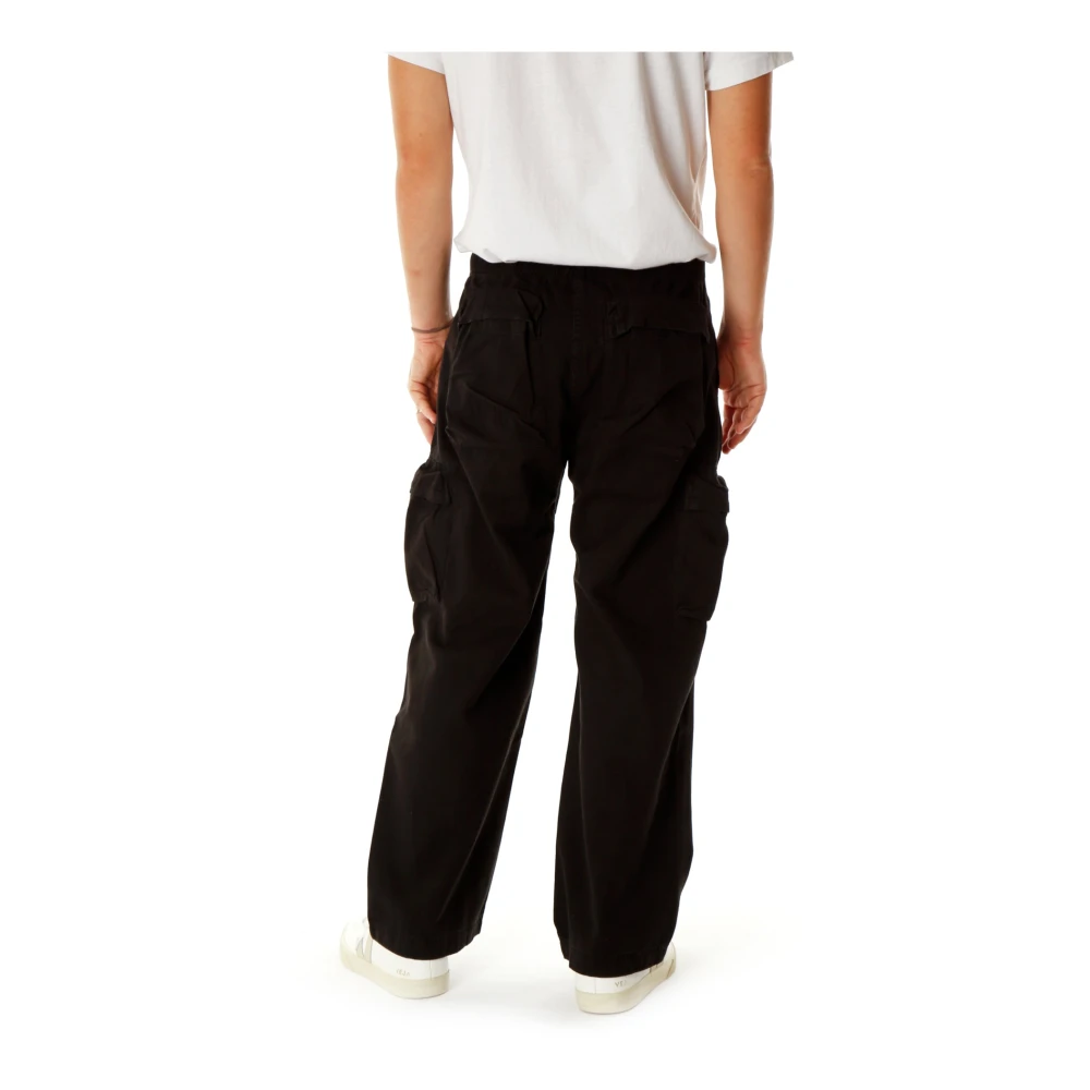 Gramicci Cargo Broek met Elastische Taille Black Heren