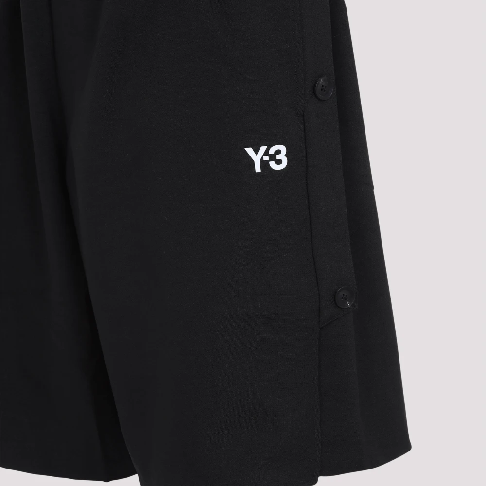Y-3 Verstelbare taille bermuda shorts Black Heren