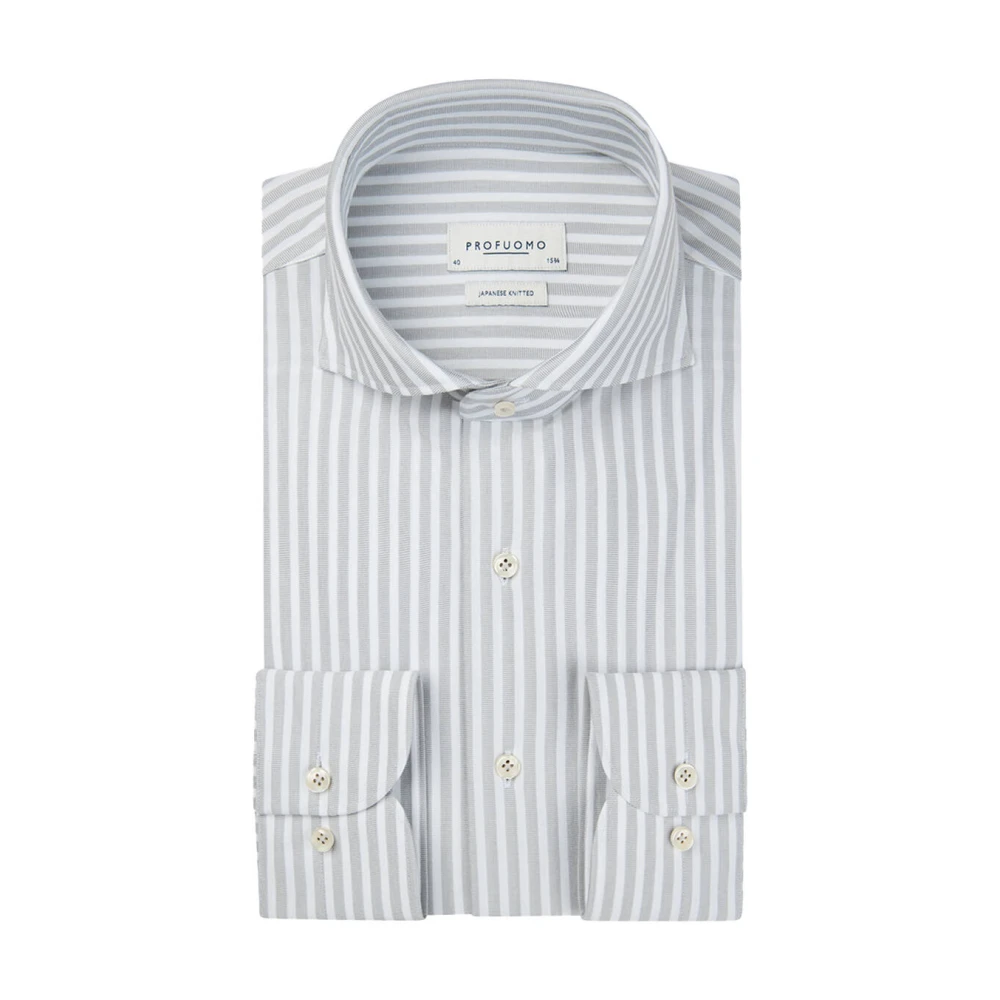 Profuomo X-Cutaway Overhemd in Licht Groen White Heren