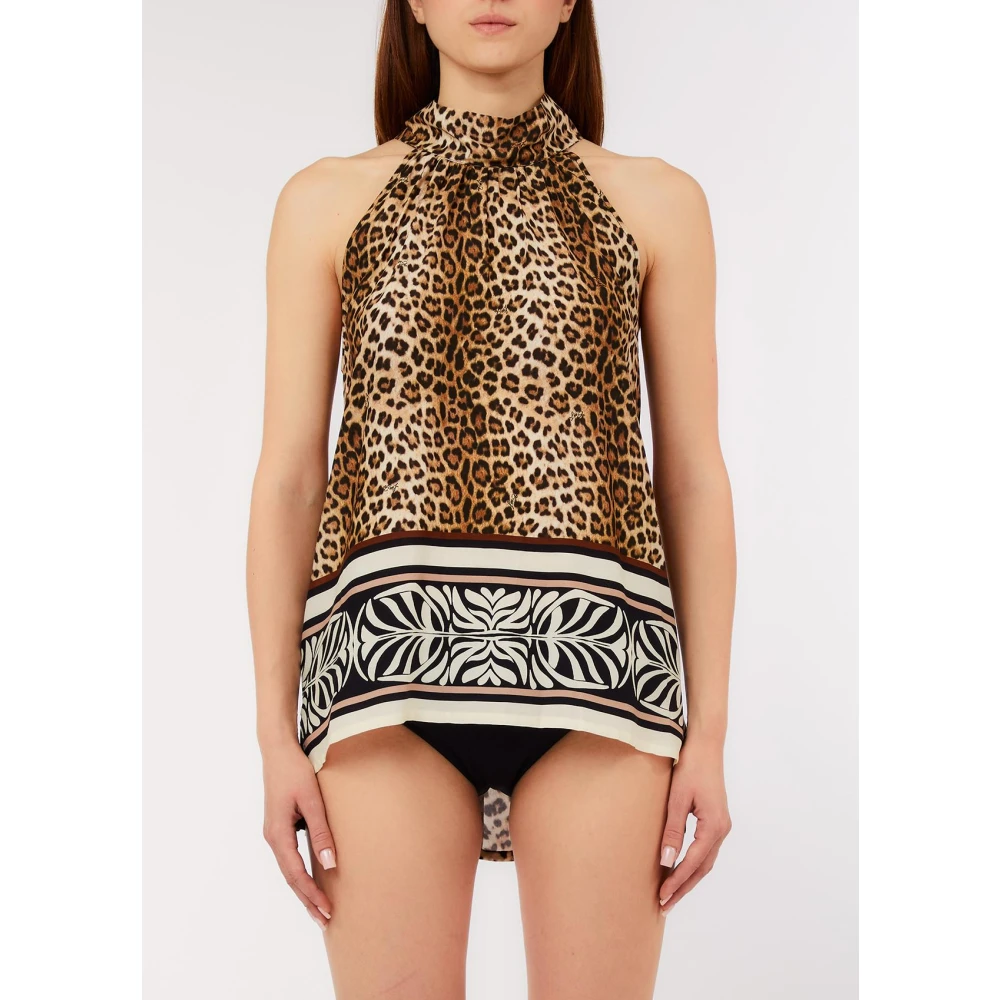 Liu Jo Women's Multicolor Beachwear, Xs, Beachwear Top