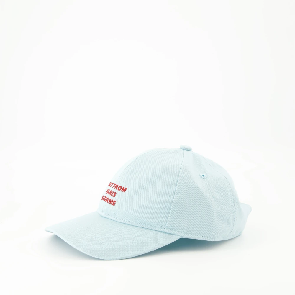 Drole de Monsieur Lichtblauwe Slogan Pet Lente-Zomer 2025 Blue Heren
